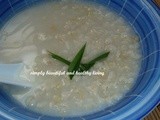 Sweet Fragrant Wheat (Gandum) Porridge