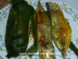 Turmeric Grilled Fish with Banana Leaf