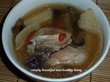White Radish (Daikon) with Chicken Soup
