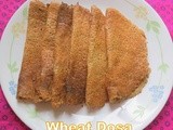 Broken wheat and Rajma Dosa