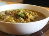 Chicken green curry masala