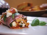 Prosciutto Spinach Lasagna Wraps