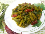 Payar Mezhukkupuratti | String Beans Stir Fry