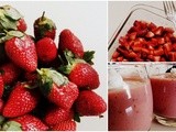 Roasted Strawberry Smoothie