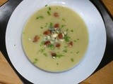 Celery Soup with Stilton and Bacon