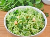 Coriander rice | kothamalli sadham