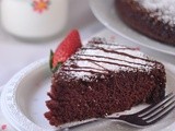 Vegan/eggless chocolate cake