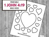 1 John 4:19 Coloring Page