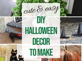 Adorable diy Halloween Decor Ideas