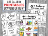 Art Gallery Scavenger Hunt Printable