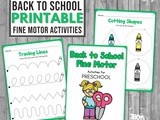 Back-to-School Fine Motor Activities for Preschool