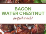 Bacon Water Chestnut Bites Recipe