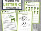 C is for Celery Preschool Worksheets