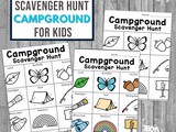 Campground Scavenger Hunt