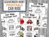 Car Ride Scavenger Hunt Printable