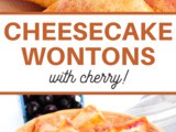 Cherry Cheesecake Wontons Recipe