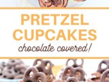 Chocolate Covered Pretzel Cupcakes Recipe