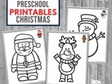 Christmas Coloring Activities for Preschool