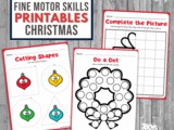 Christmas Fine Motor Activities for Preschool