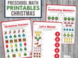 Christmas Math Activities for Preschool