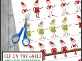 Christmas Printable Worksheets: Which Elf is Different