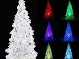 Color Changing Icy Crystal led Christmas Tree Decoration only $4.47