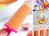 Cool and Refreshing Strawberry Mango Fruit Pops
