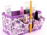 Cute Cosmetic Storage Box just $1.72! (Also works great for School Supplies)