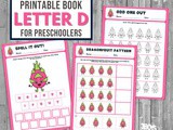 D is for Dragonfruit Preschool Worksheets