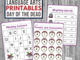 Day of the Dead Language Arts Activities for Preschool