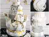 Diy Owl Themed Diaper Cake