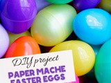 Diy Paper Mache Easter Eggs
