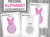 Easter Alphabet Worksheets