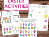 Easter Printable Activities Pack for Preschoolers