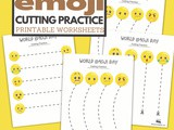 Emoji Cutting Practice Sheets