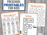 Fall Preschool Activity Pack