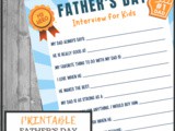 Father’s Day Interview for Kids