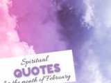 February Spiritual Quotes Where Love Deepens