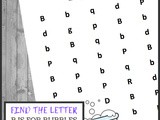 Find the Letter b is for Bubbles