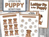 Find the Letter p is for Puppy Worksheets