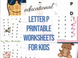 Find the Letter p Worksheets