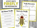 Firefly Activity Set Worksheets