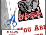 Free Alabama Roll Tide Party Invitations