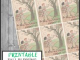 Free Printable Blessing Cards for Fall
