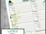Free Weekly Menu Planner Printable
