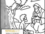 Genesis 2:7 Bible Verse Coloring Page