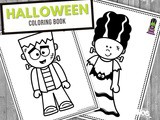 Halloween Coloring Activities for Preschool