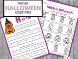 Halloween Preschool Activity Pack