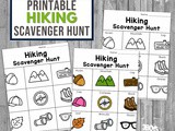 Hiking Scavenger Hunt Printable