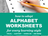 How to Adapt Alphabet Worksheets for Every Learning Style